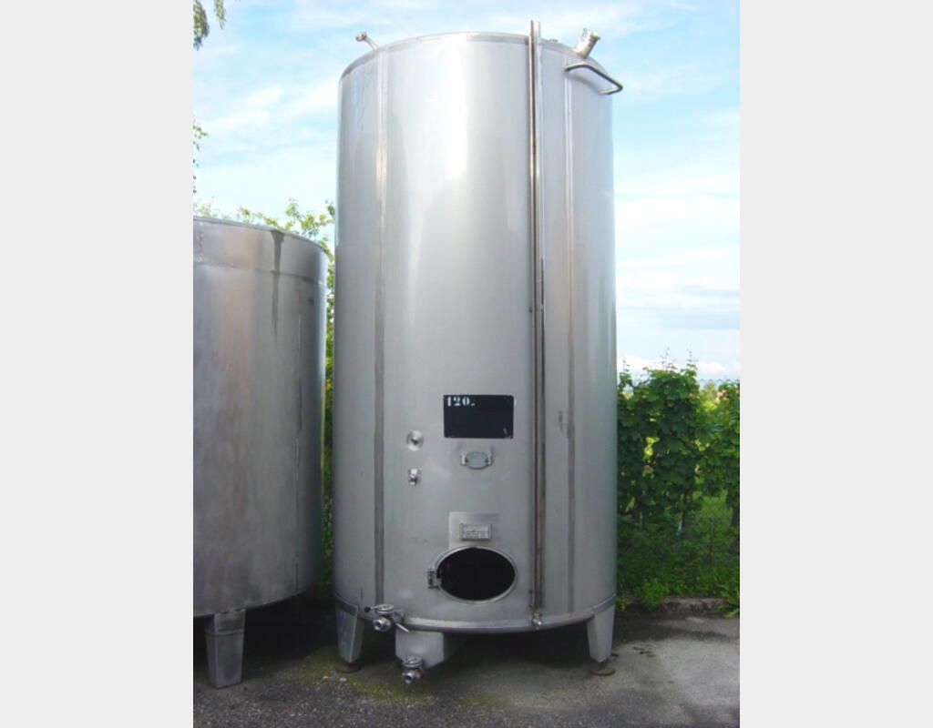 Cuve de stockage INOX 316 L 100 Hls