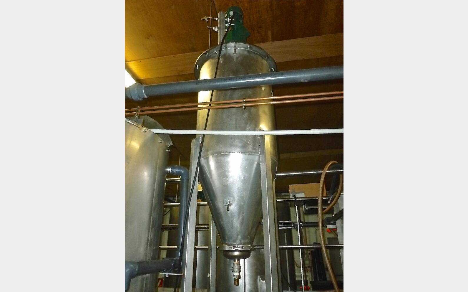 R&eacute;acteur inox 316L Agitateur et Fond Tronconique