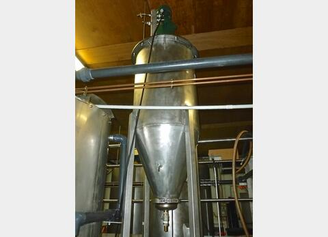 R&eacute;acteur inox 316L Agitateur et Fond Tronconique