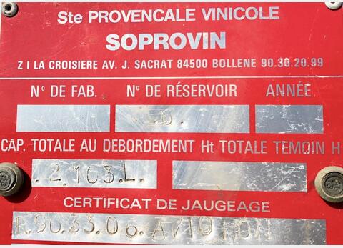 Cuve inox 304