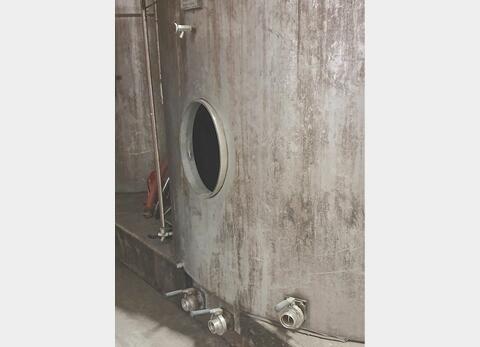 cuve stockage inox fond plat