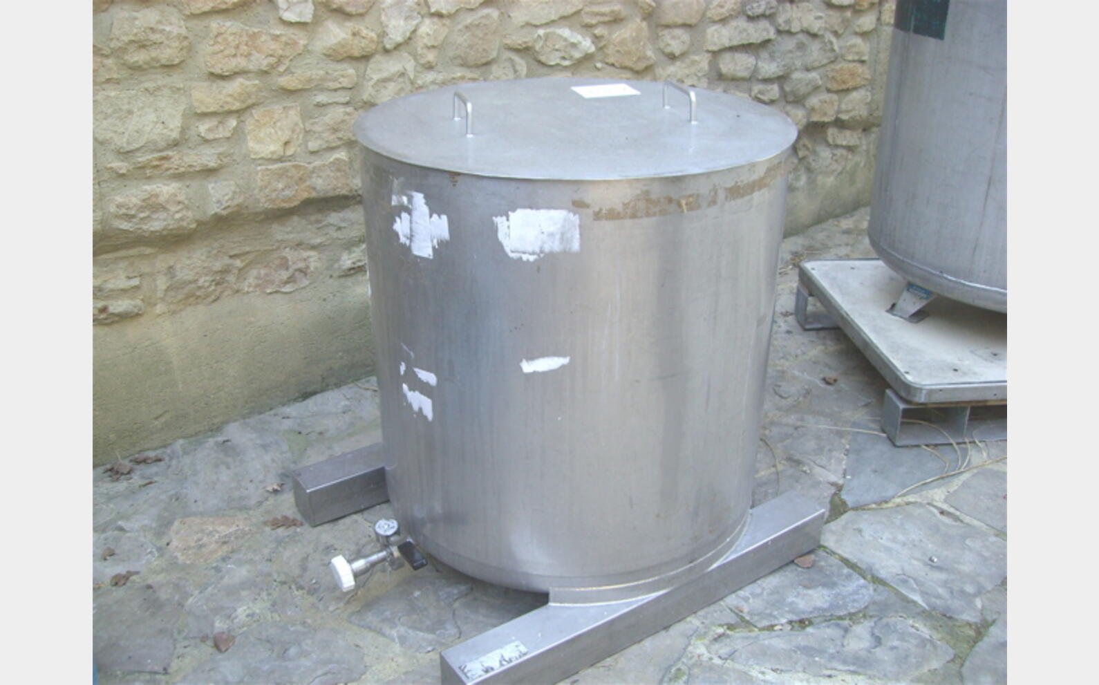 Cuve INOX 304 à ouverture totale 380 L