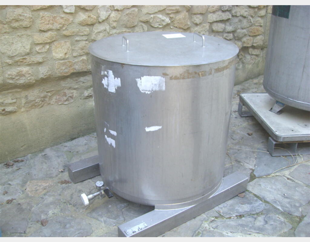 Cuve INOX 304 à ouverture totale 380 L