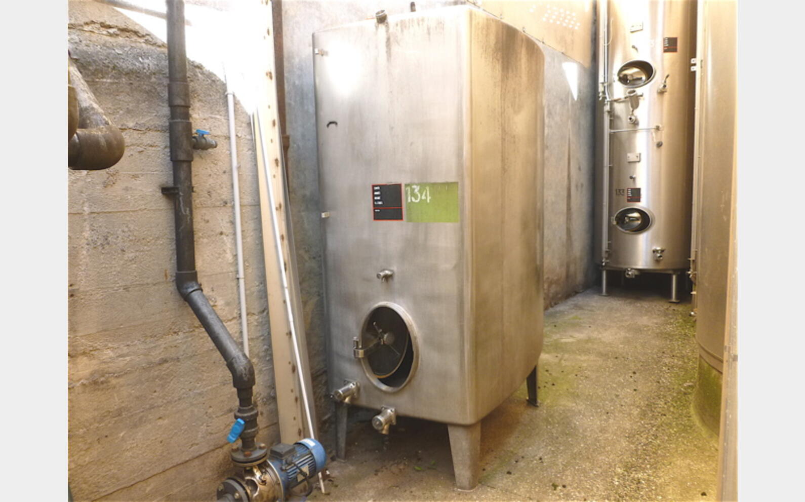 Cuve stockage INOX 304 Agroalimentaire