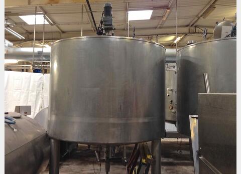 Cuve agit&eacute;e INOX