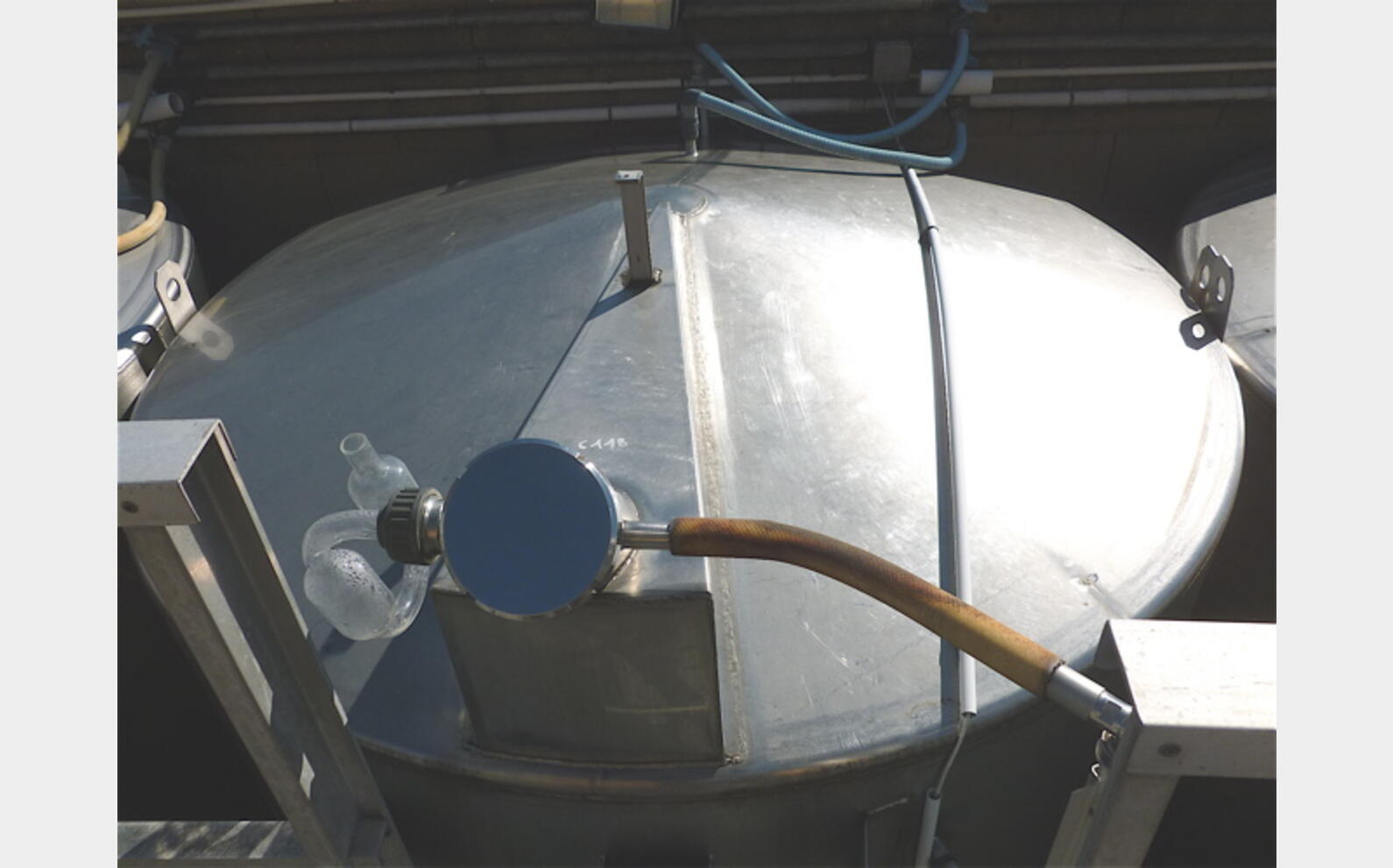 Cuve stockage INOX 316 sur pieds Agroalimentaire Marque : PIERRE GUERIN