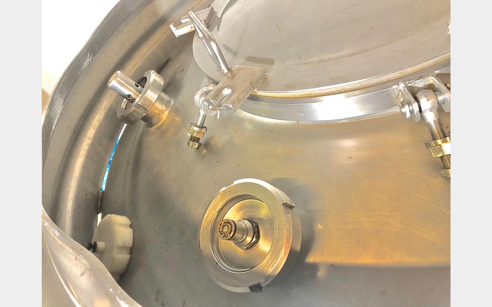 Cylindrical 304 stainless steel container