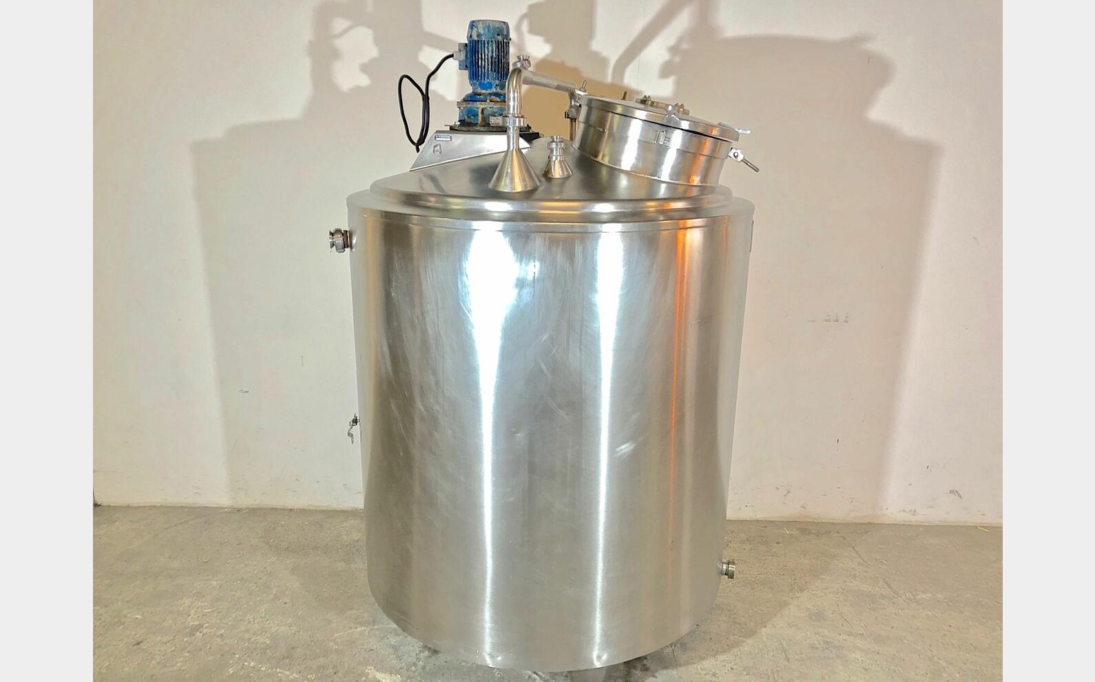 cuve inox agit&eacute;e isol&eacute;e LSDH18 Volume : 1000 litres