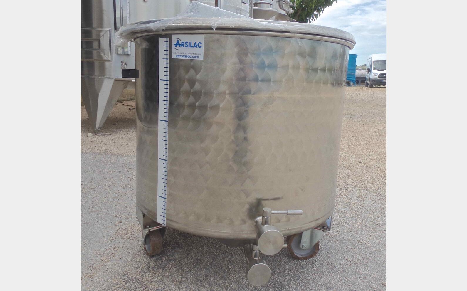 Cuve inox sur roues de 150 l MATERIEL NEUF