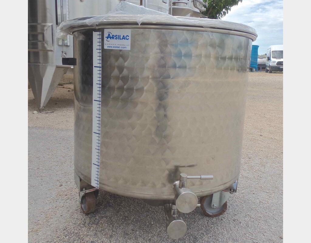 Cuve inox sur roues de 150 l MATERIEL NEUF