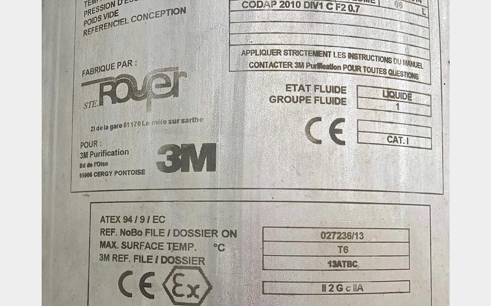 Filtre &agrave; cartouche ROYER