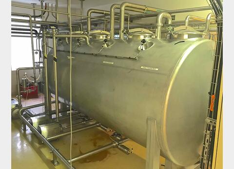 Cuve inox type NEP calorifugu&eacute; Marque : STAI Compartiment&eacute;e et calorifug&eacute;e