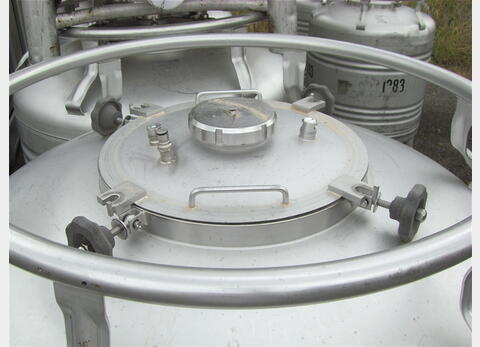 Conteneur INOX 304L cylindrique - Agroalimentaire, STOCKLIN