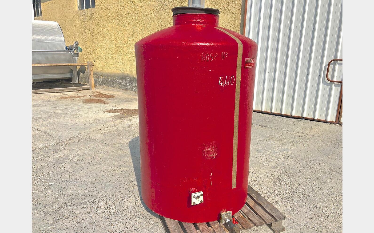 Cuve fibre cylindrique verticale