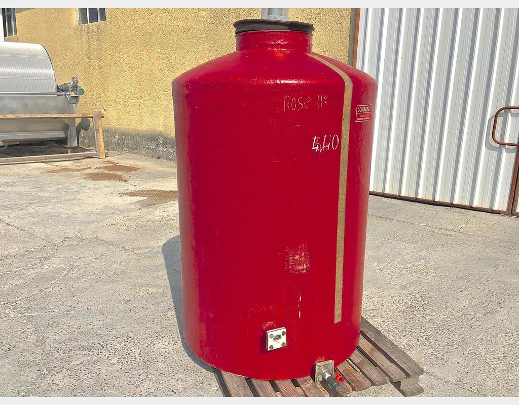 Cuve fibre cylindrique verticale - de 10 hls (1 000 l)