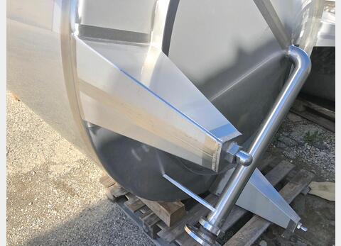 Cuve inox fermée sur pieds - Volume : 80 hls (8 000 litres)