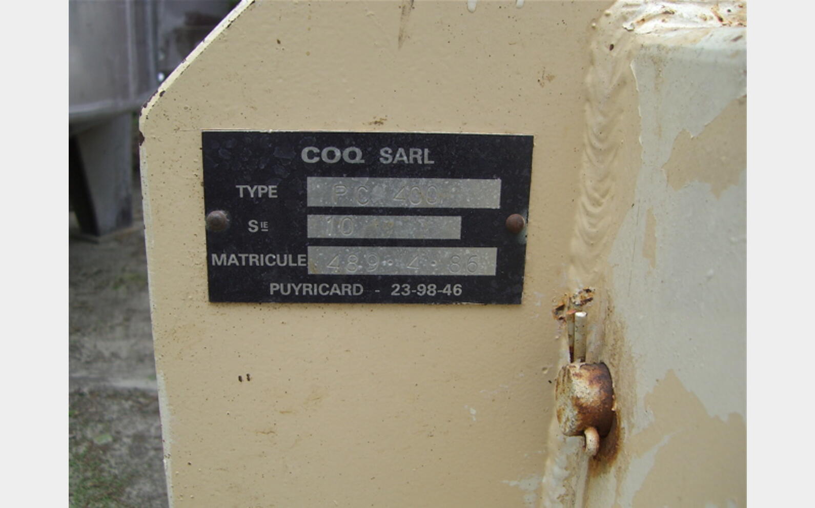 Pressoir continu &agrave; vis Vinicole Mod&egrave;le : PC400