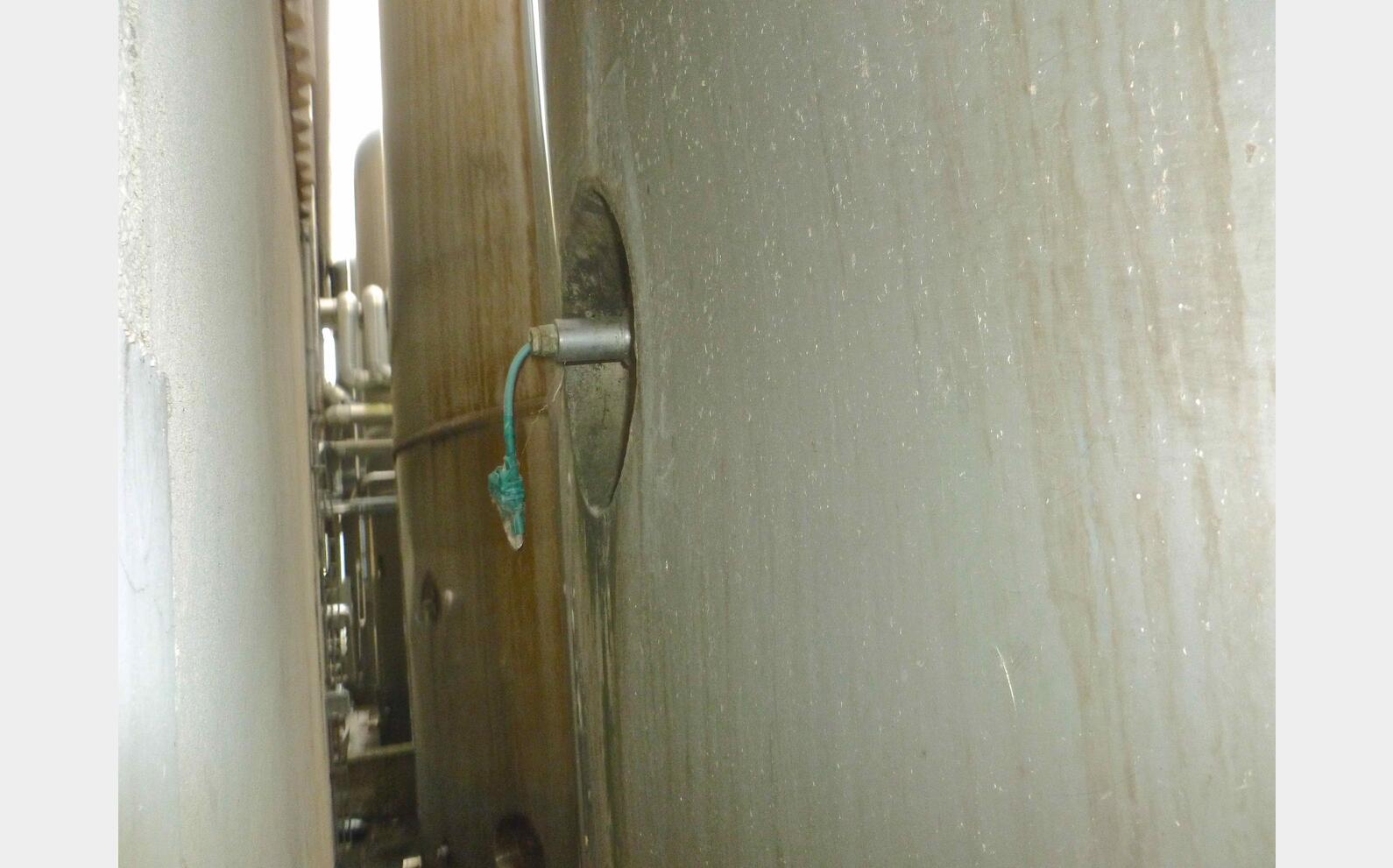 Cuve inox cylindrique verticale