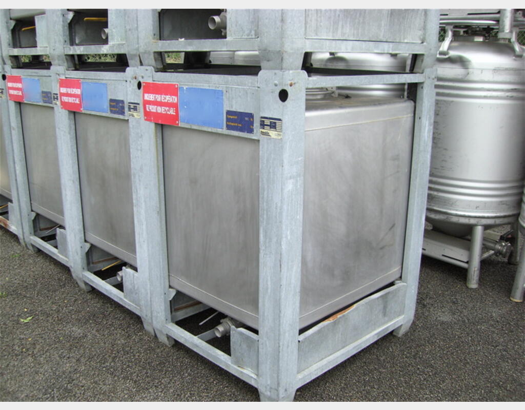 Conteneur inox 304L 1000 litres STOCKLIN