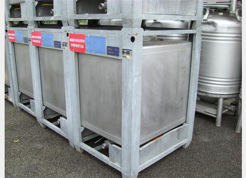 Conteneur inox 304L 1000 litres STOCKLIN