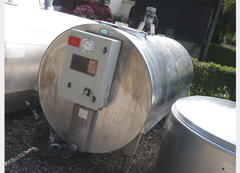 Tank &agrave; lait INOX 304 Volume : 2.080 litres