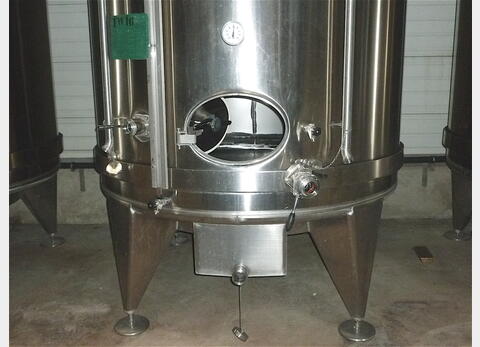 Cuve de stockage en INOX 316L - Volume : 208 hecto (20800 litres)