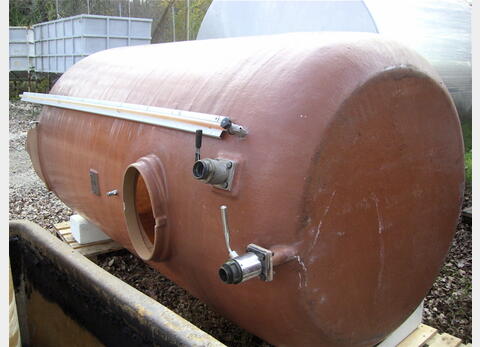 Cuve de stockage en polyester de 50 hls - Verticale fond plat