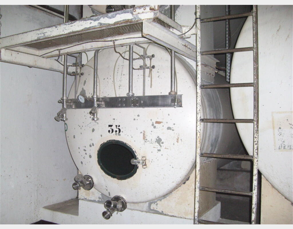 Cuve horizontale acier rev&eacute;tu de 120 hls, occasion