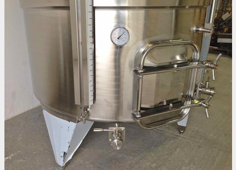 Cuve inox chapeau flottant - Volume de 2300 litres (23 hls)