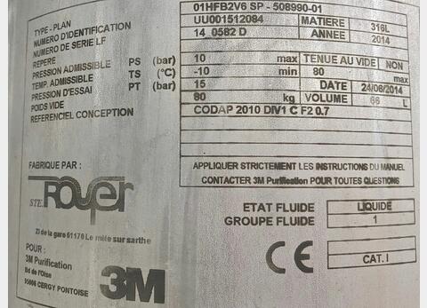 316L stainless steel cartridge filter