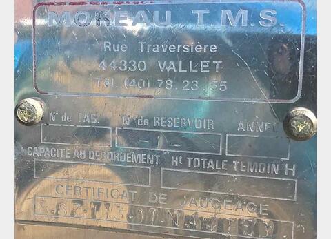 Cuve inox chapeau flottant Marque : MOREAU TMS