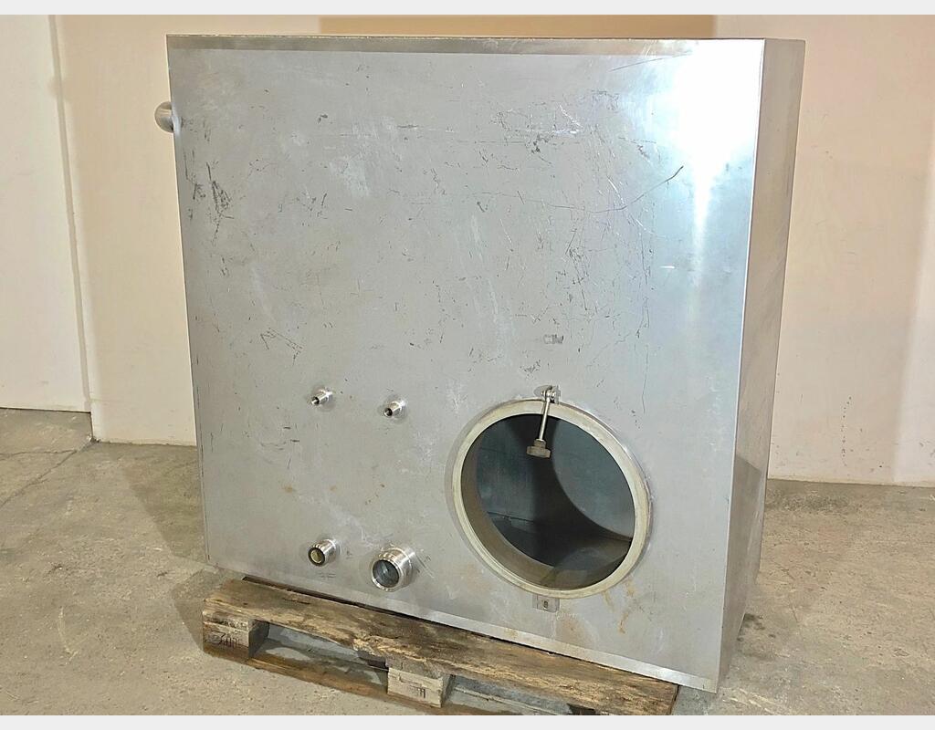 bac rectangulaire inox - 1150 litres
