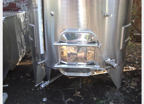 Cuve Inox 304 de vinification 43Hls - Fond conique sur pieds