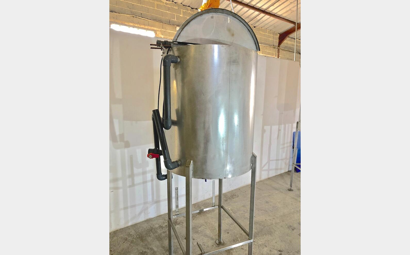 R&eacute;acteur en inox 316L avec agitateur