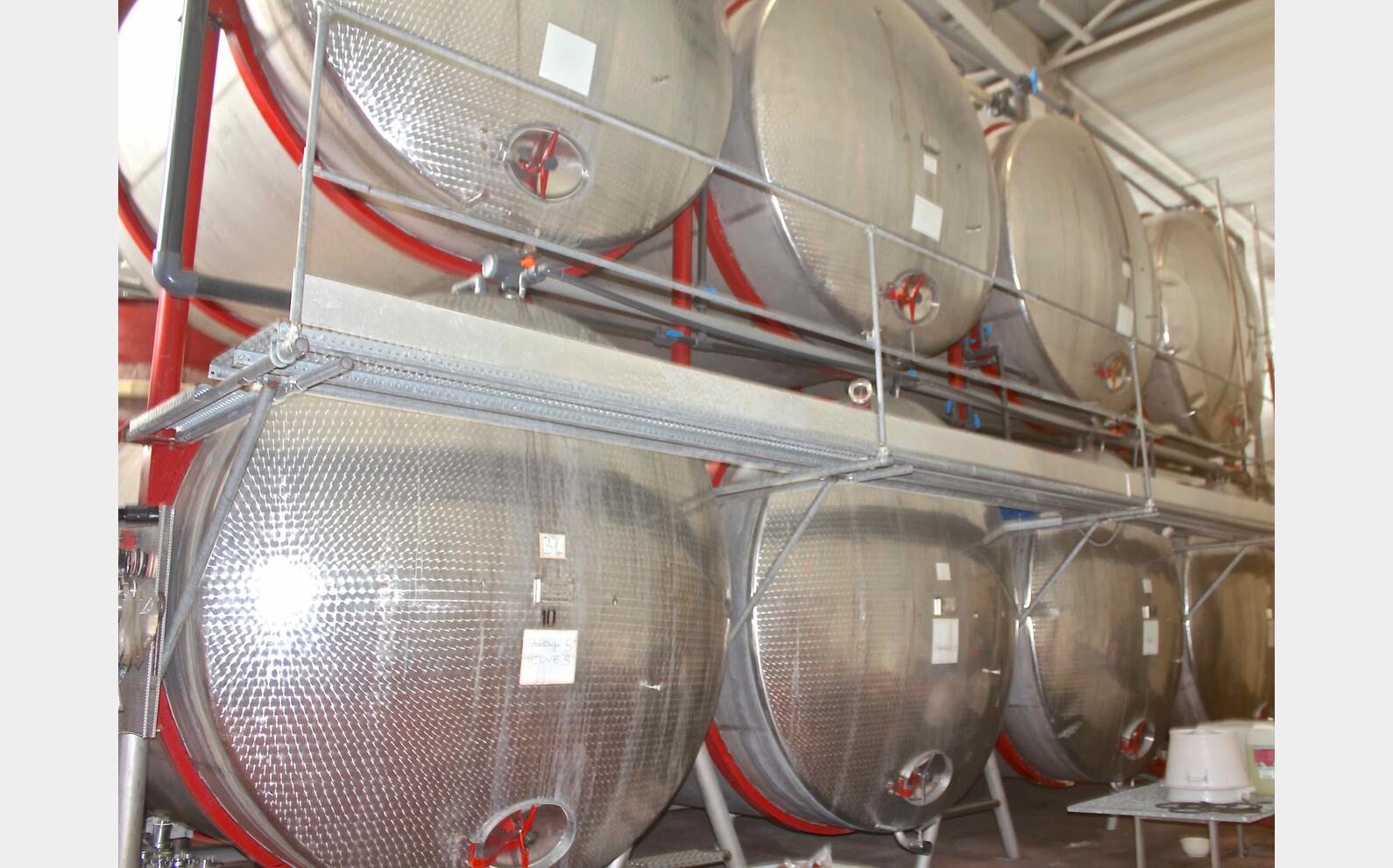 Cuve  INOX cylindrique horizontale