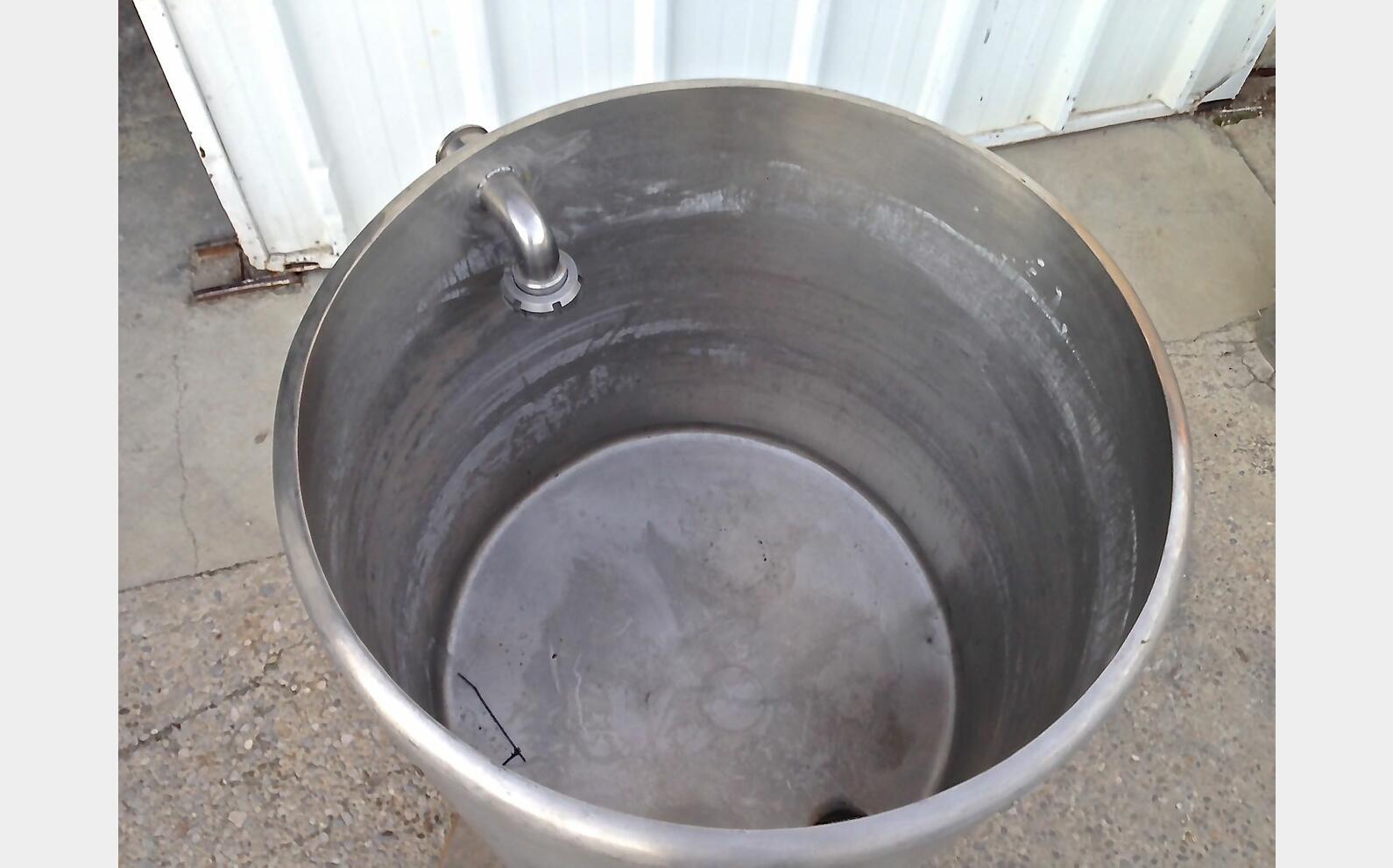Cuve de stockage INOX Volume : 185 litres