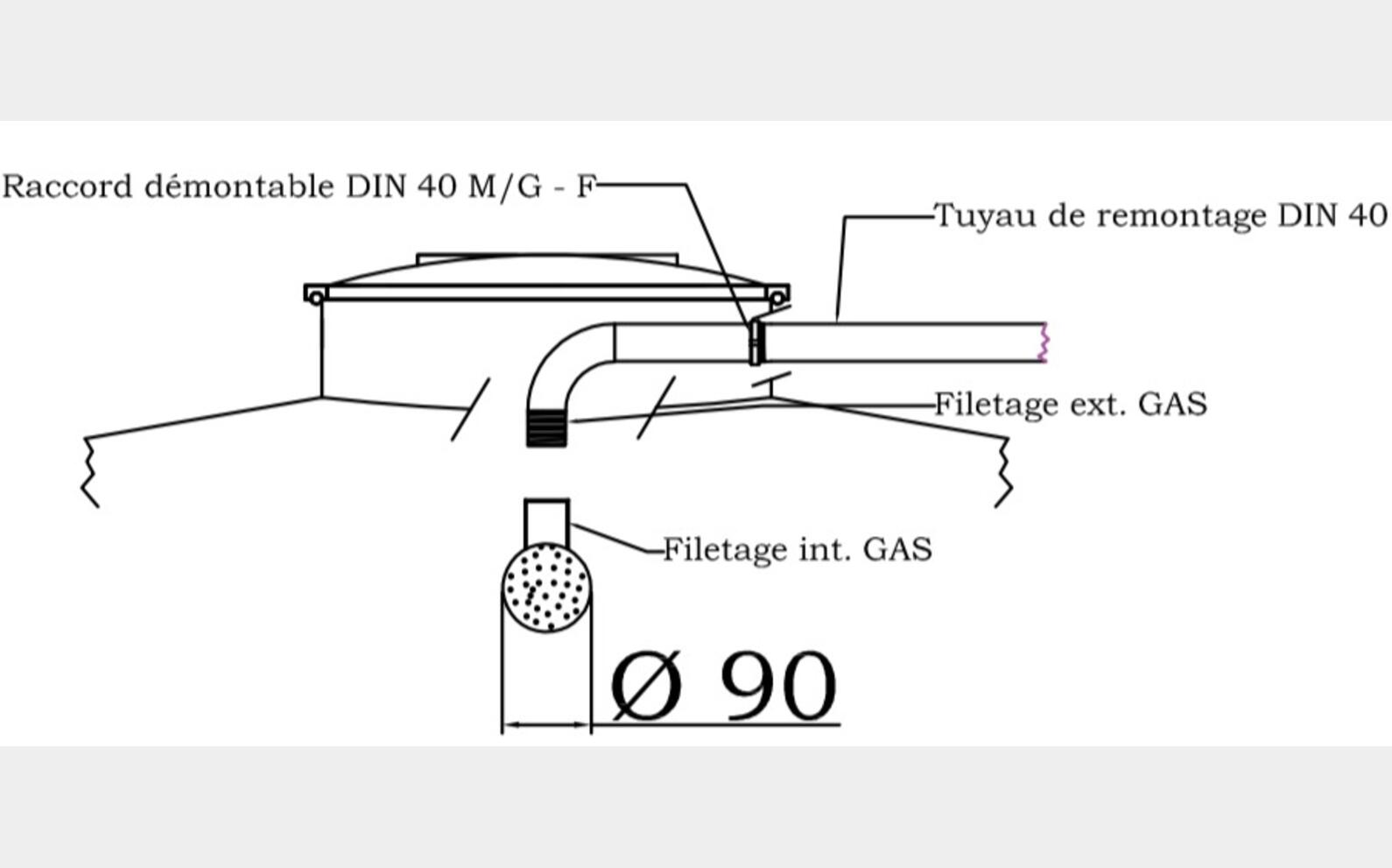Cuve ferm&eacute;e sur pieds cylindro conique MATERIEL NEUF
