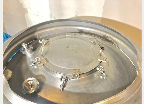 Conteneur INOX 304 cylindrique - Capacité 800 litres