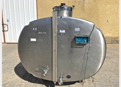 Tank à lait INOX - Volume : 6200 litres