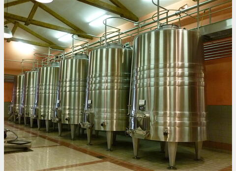 Cuve vinification INOX 304 tronconique - Volume : 87,3 hecto (8730 litres)