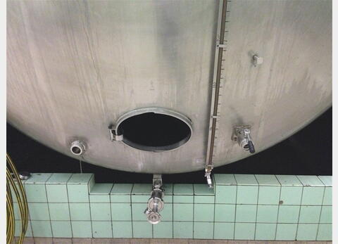 Cuve de stockage horizontale INOX 316L - Volume : 120.000 litres (1200 hecto)