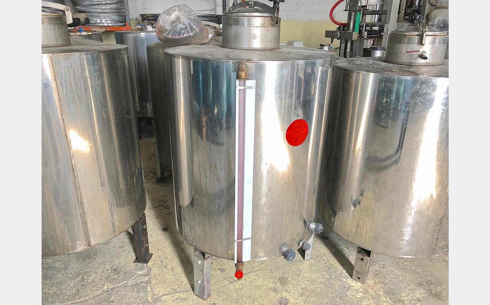 Cuve stockage inox