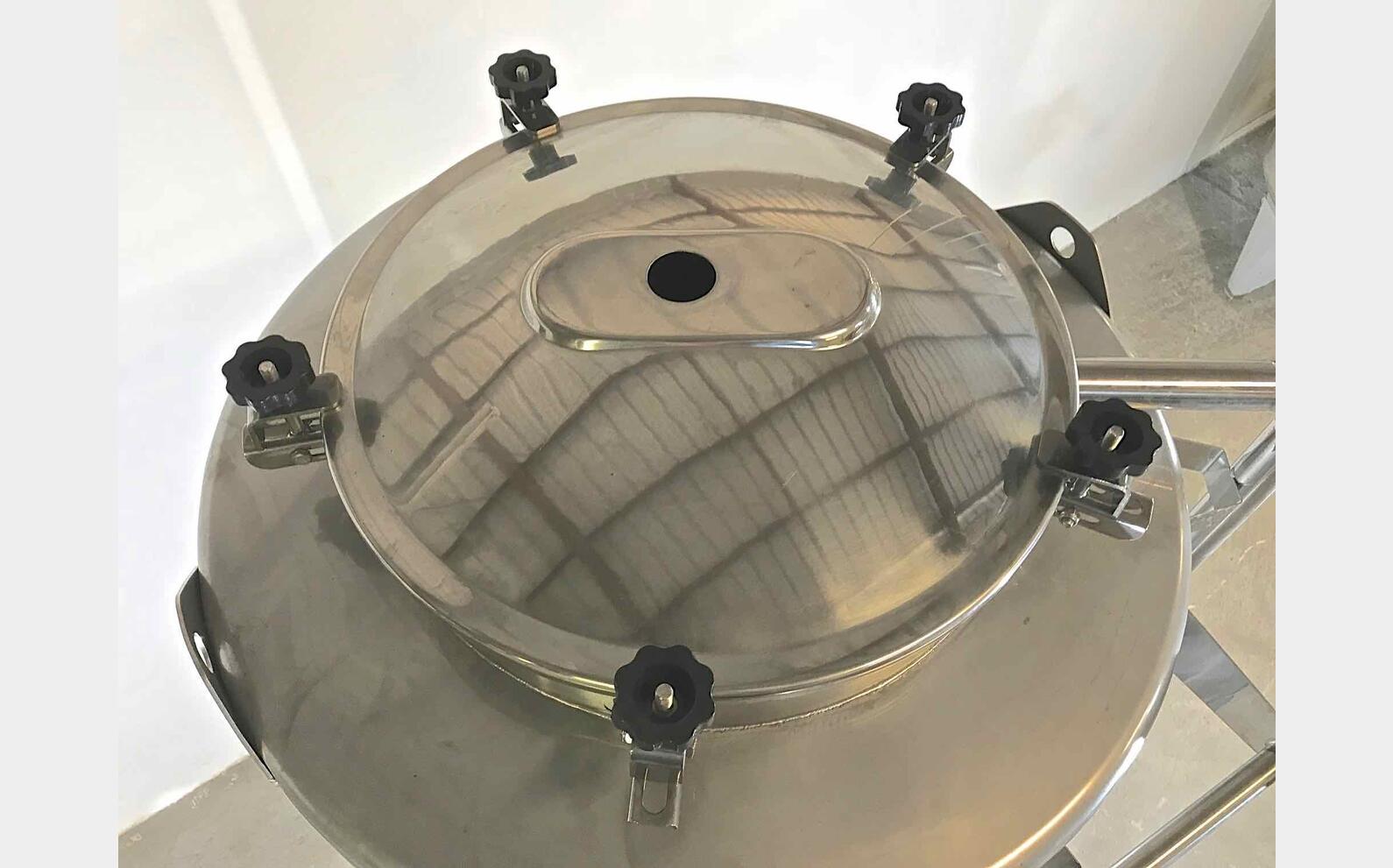 304 stainless steel tank - Cylindro-conical 6.4 HL (640 liters) ARSILAC