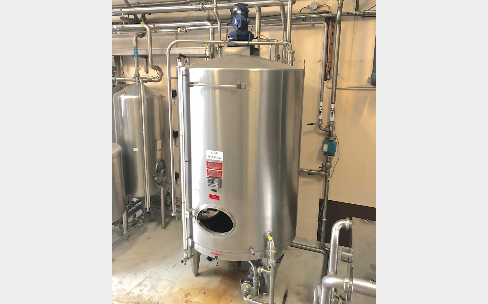 Cuve INOX 316 agit&eacute;e N1 Goavec