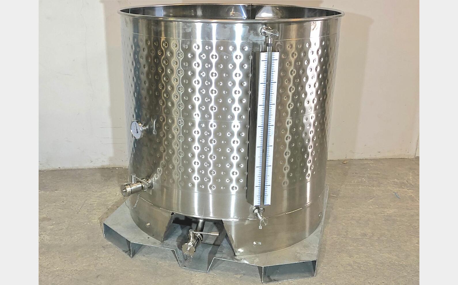 Cuve inox 304 thermor&eacute;gul&eacute;e chass&icirc;s pr&eacute;hensible 10.28 HL (1028 Litres) ARSILAC