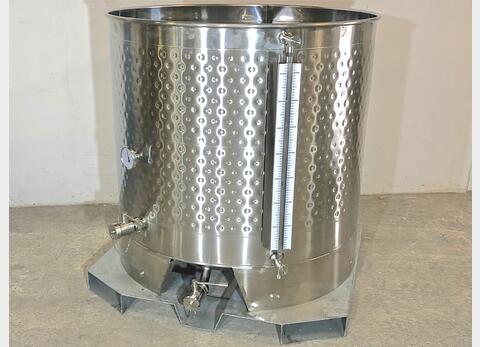 Cuve inox 304 thermor&eacute;gul&eacute;e chass&icirc;s pr&eacute;hensible 10.28 HL (1028 Litres) ARSILAC