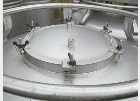 Conteneur INOX 304L cylindrique - Agroalimentaire, STOCKLIN