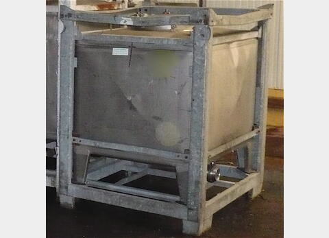 conteneur INOX 1000 litres - provenance alimentaire