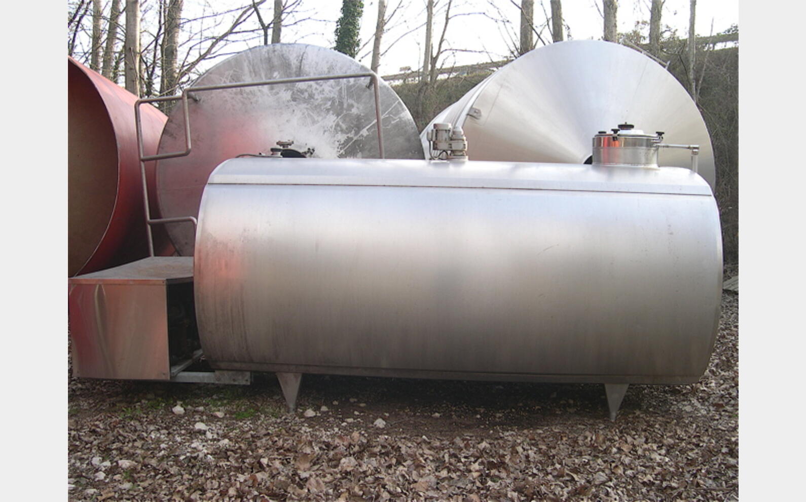 Tank de refroidissement RVS Volume : 4.000 litres