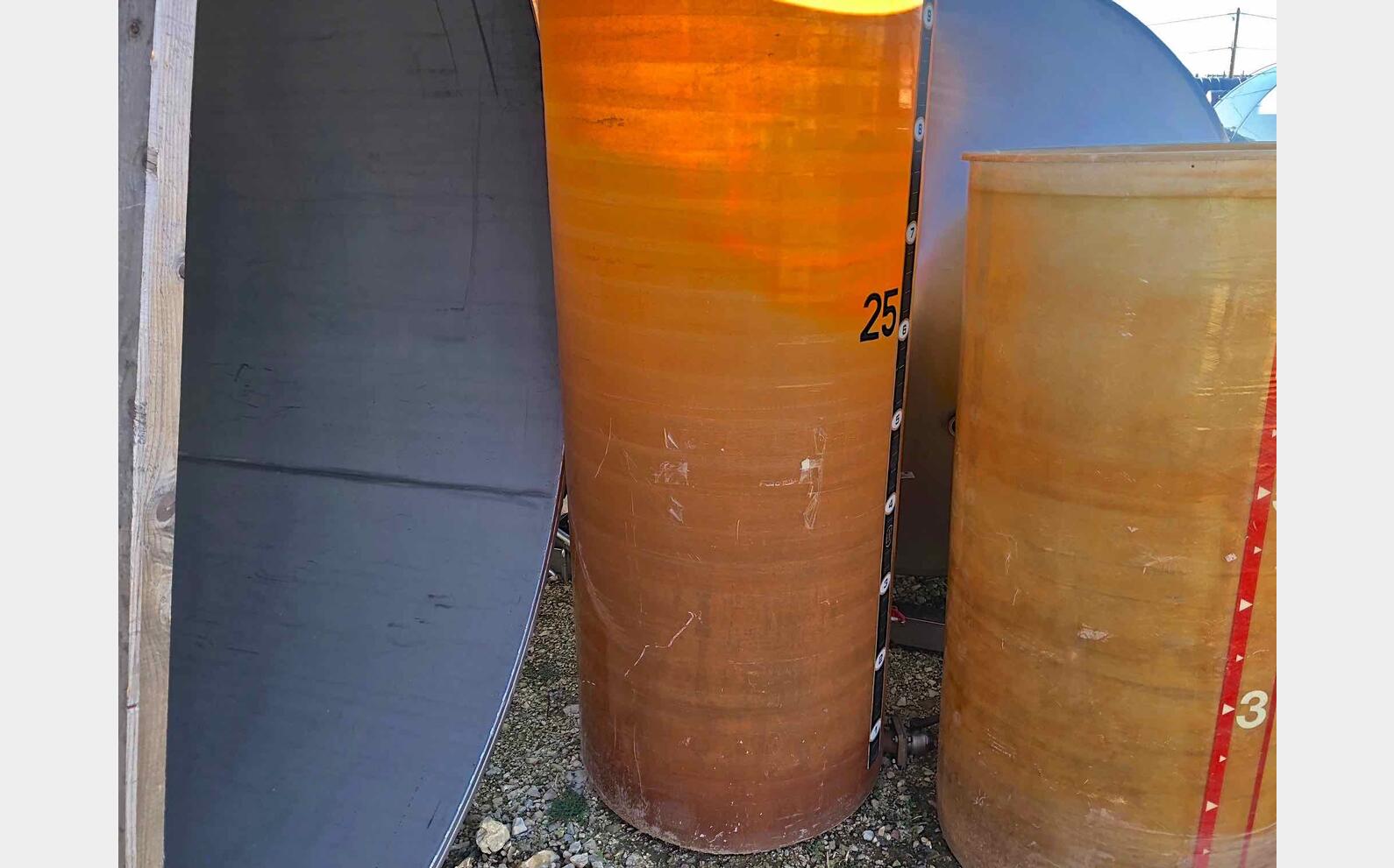 Cuve polyester fond plat